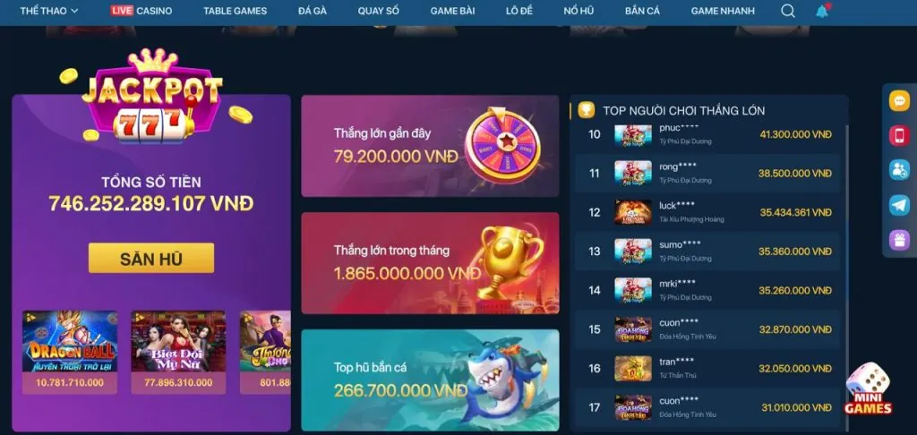 Thợ Săn Cá Rồng tại FB68